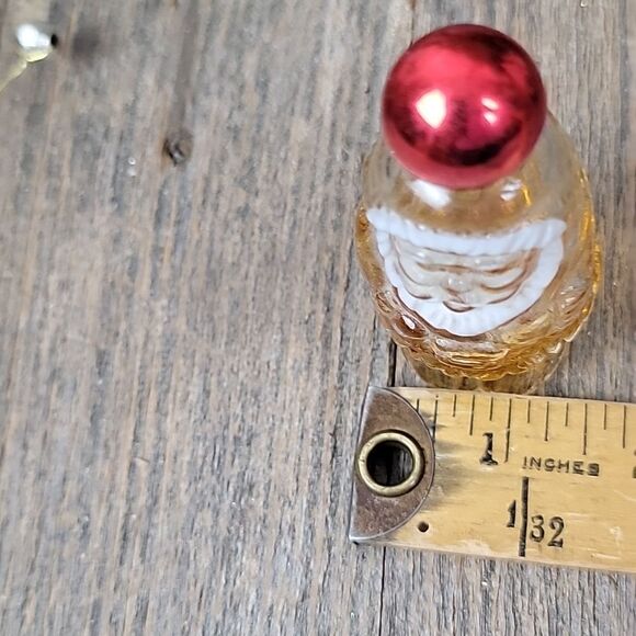 Vintage Avon " Jolly Santa " glass perfume bottle. - Picture 5 of 6